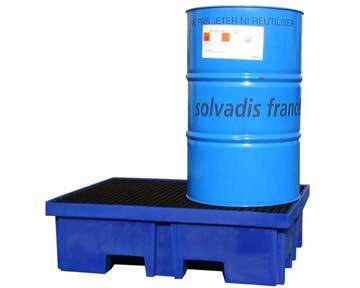 Bac de rétention 2 fûts