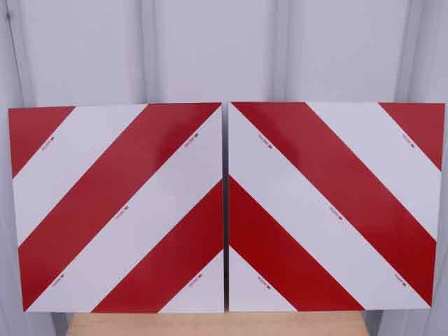 Kit 2 plaques réfléchissantes Rouge et Blanche 423 x 423